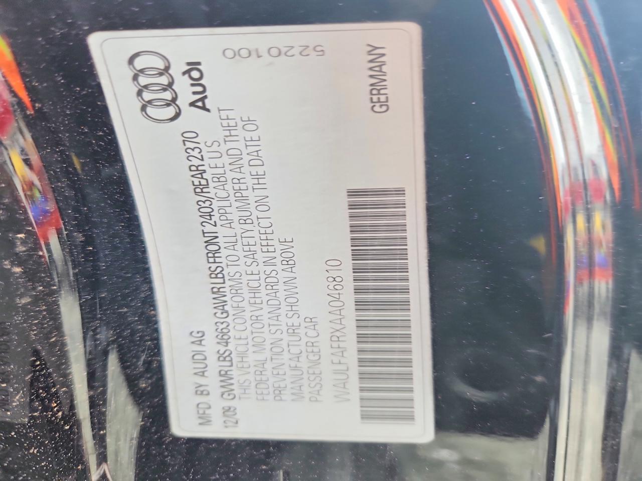 2010 AUDI A5