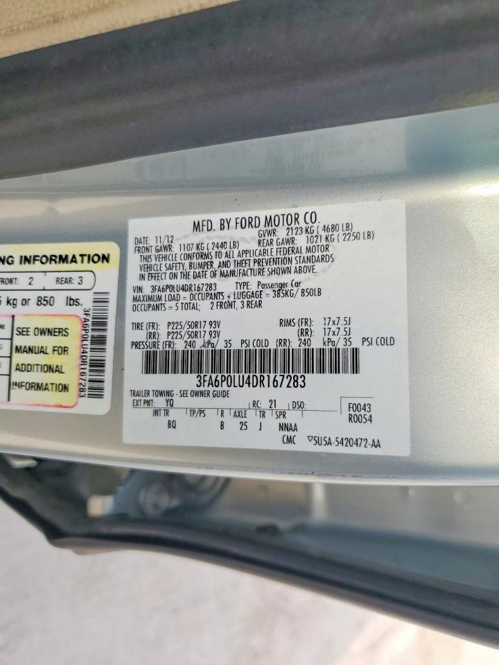 2013 FORD FUSION
