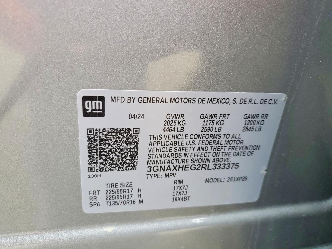 2024 CHEVROLET EQUINOX