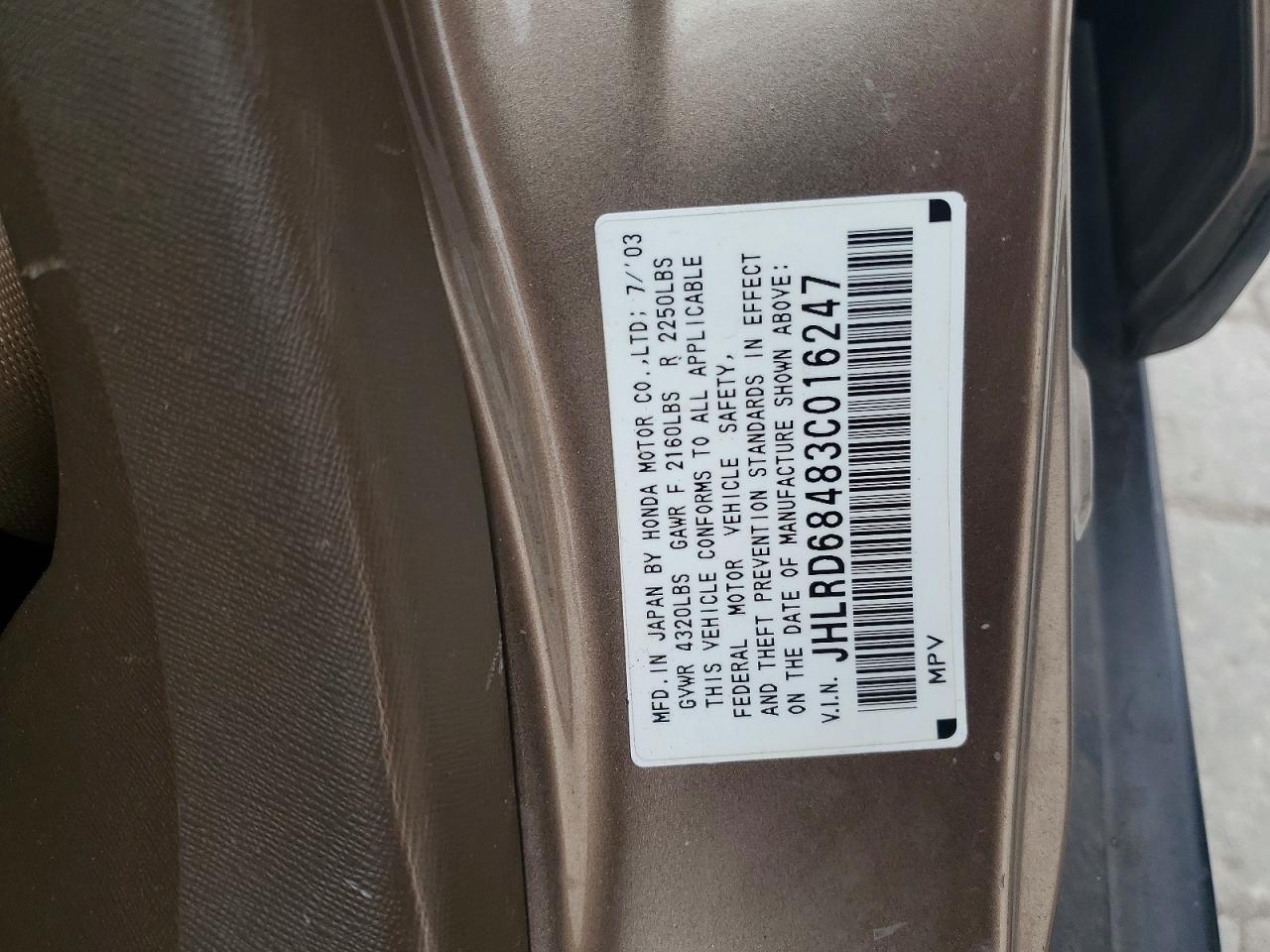 2003 HONDA CR-V