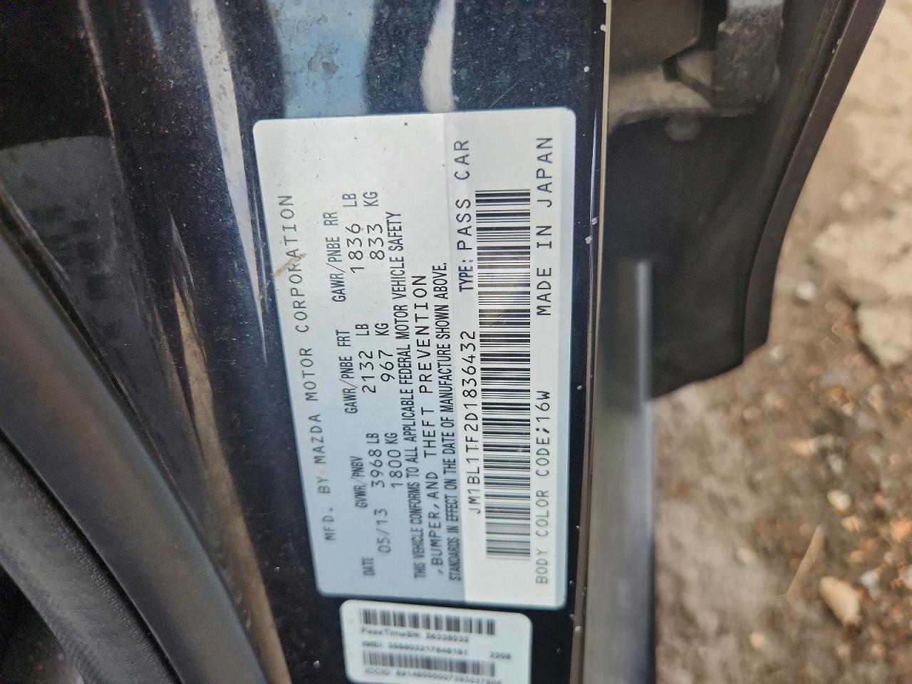 2013 MAZDA 3