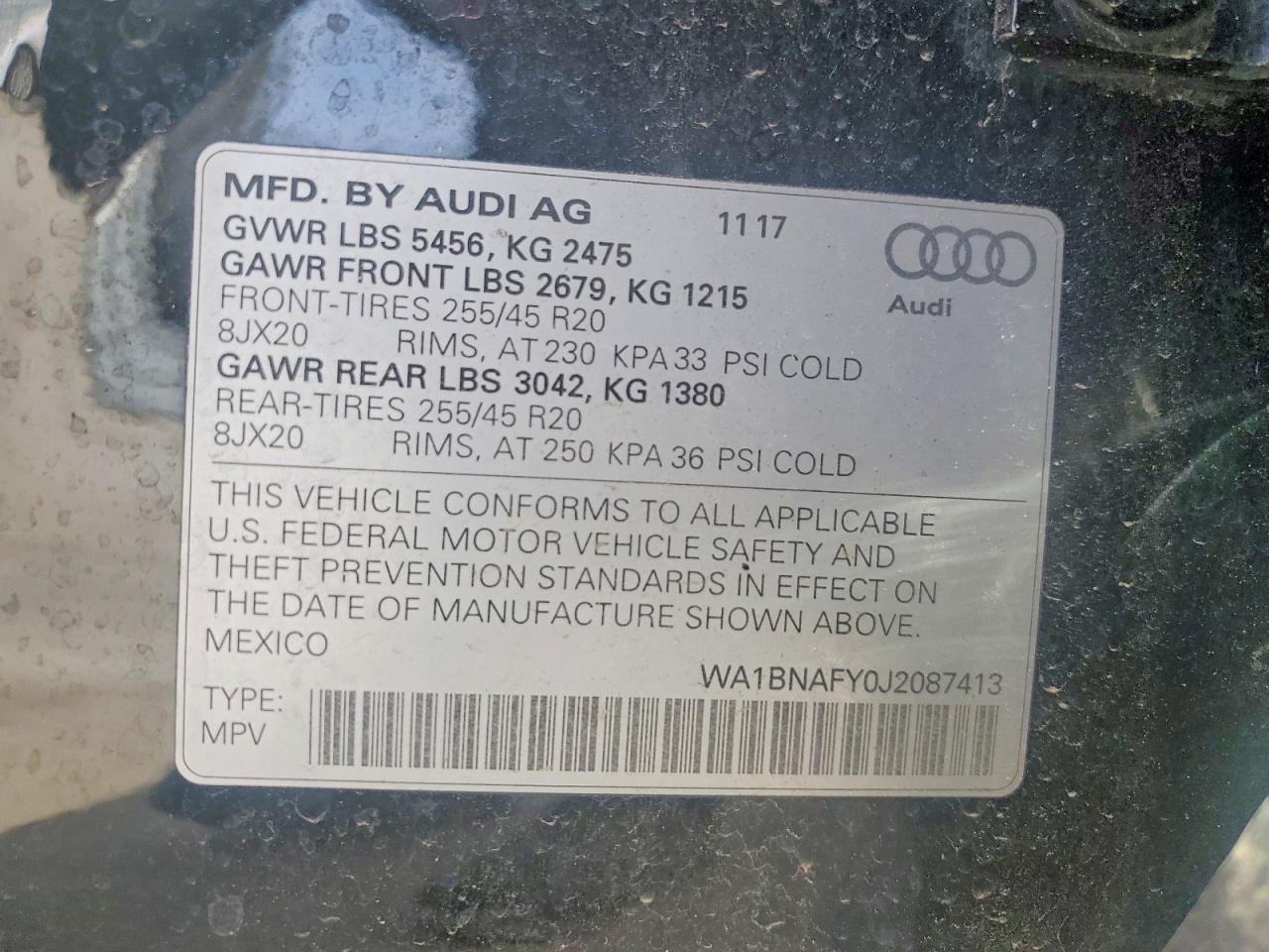 2018 AUDI Q5