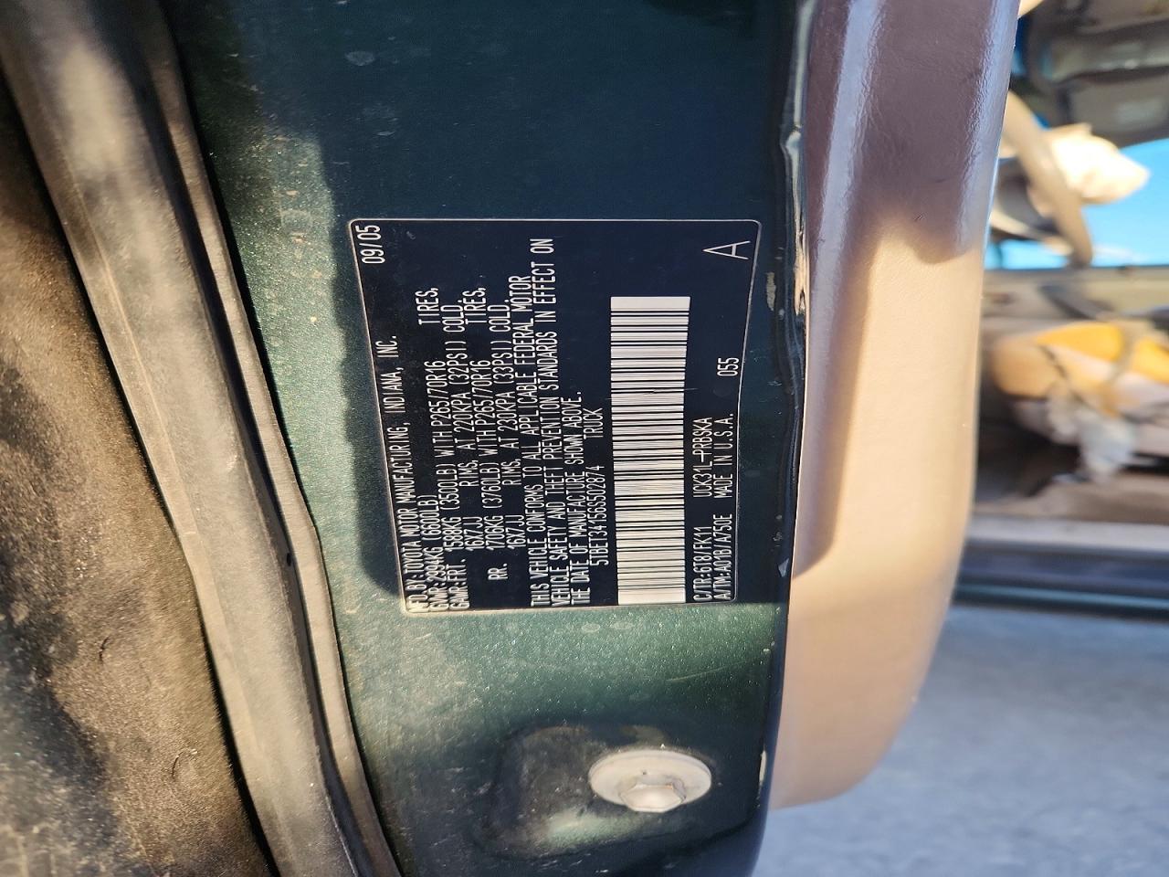 2006 TOYOTA TUNDRA