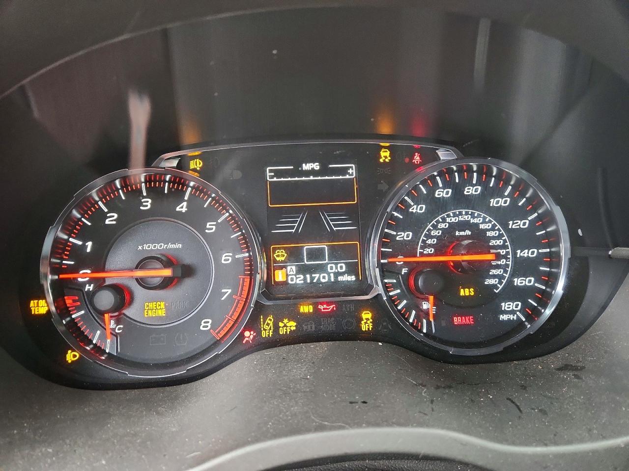 2019 SUBARU WRX