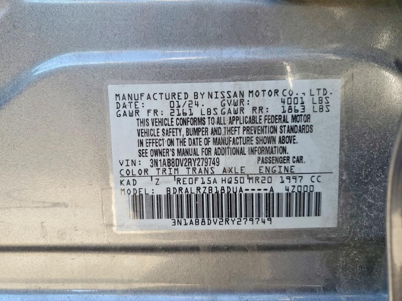 2024 NISSAN SENTRA