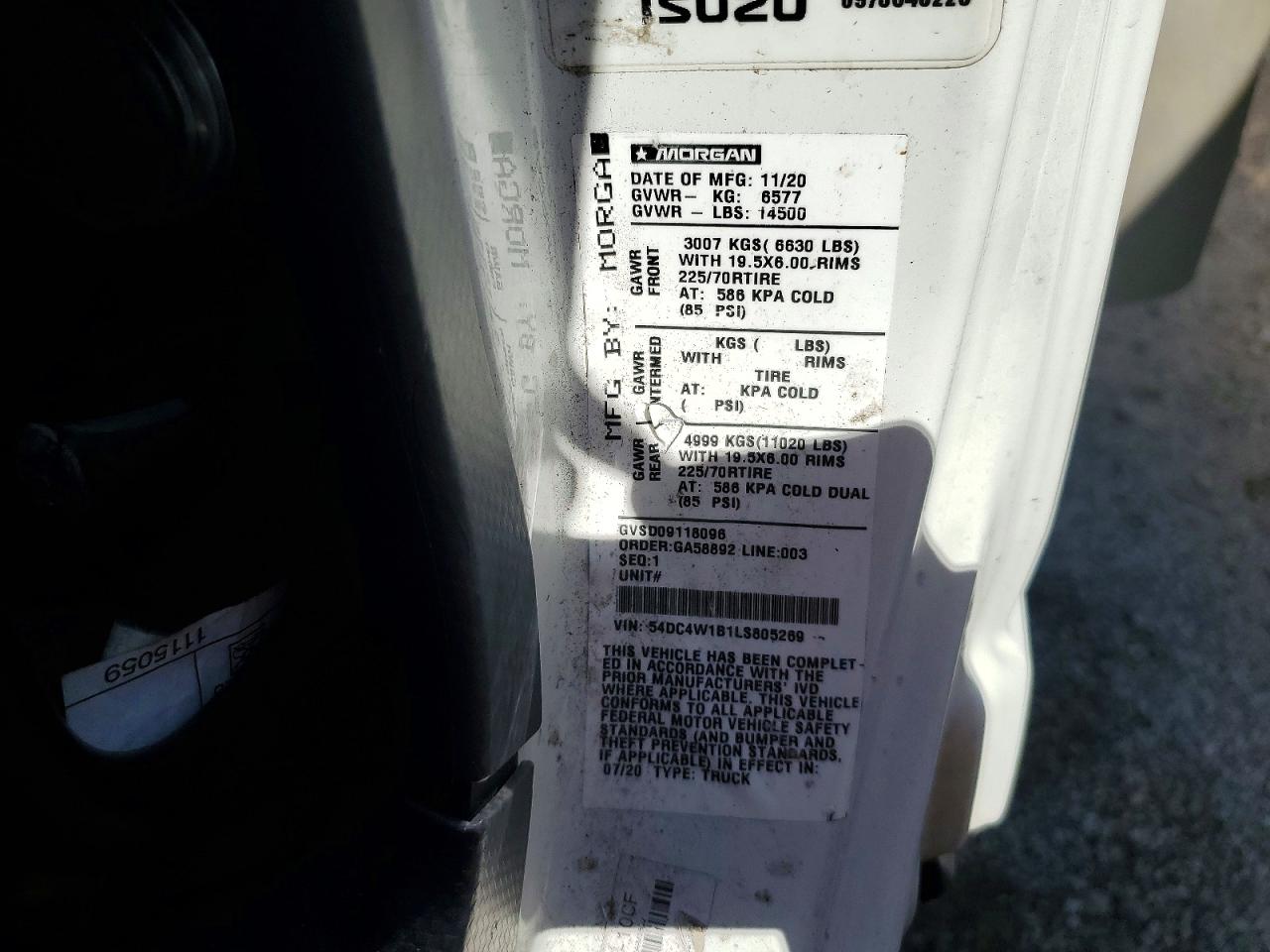 2020 ISUZU NPR
