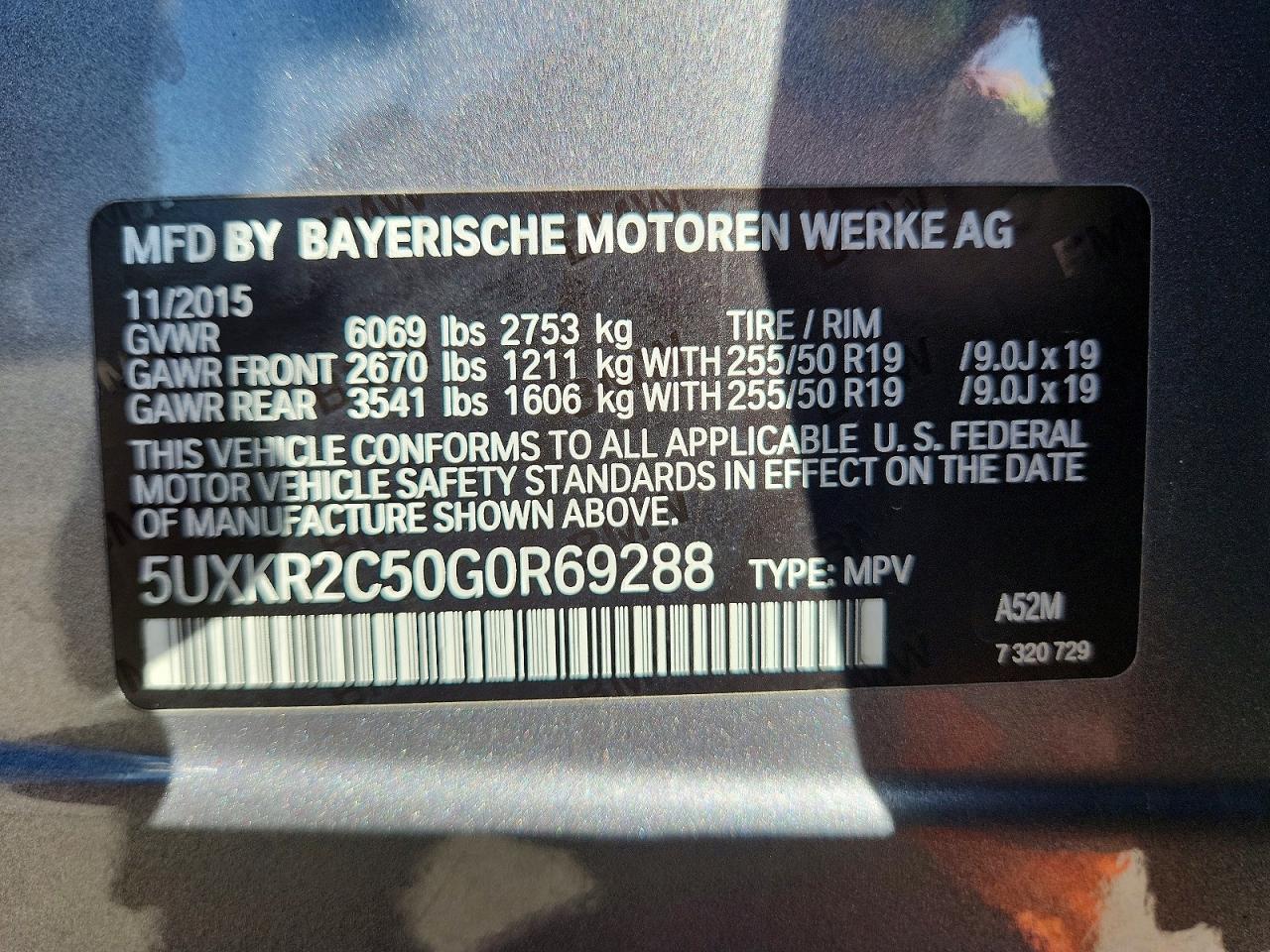 2016 BMW X5