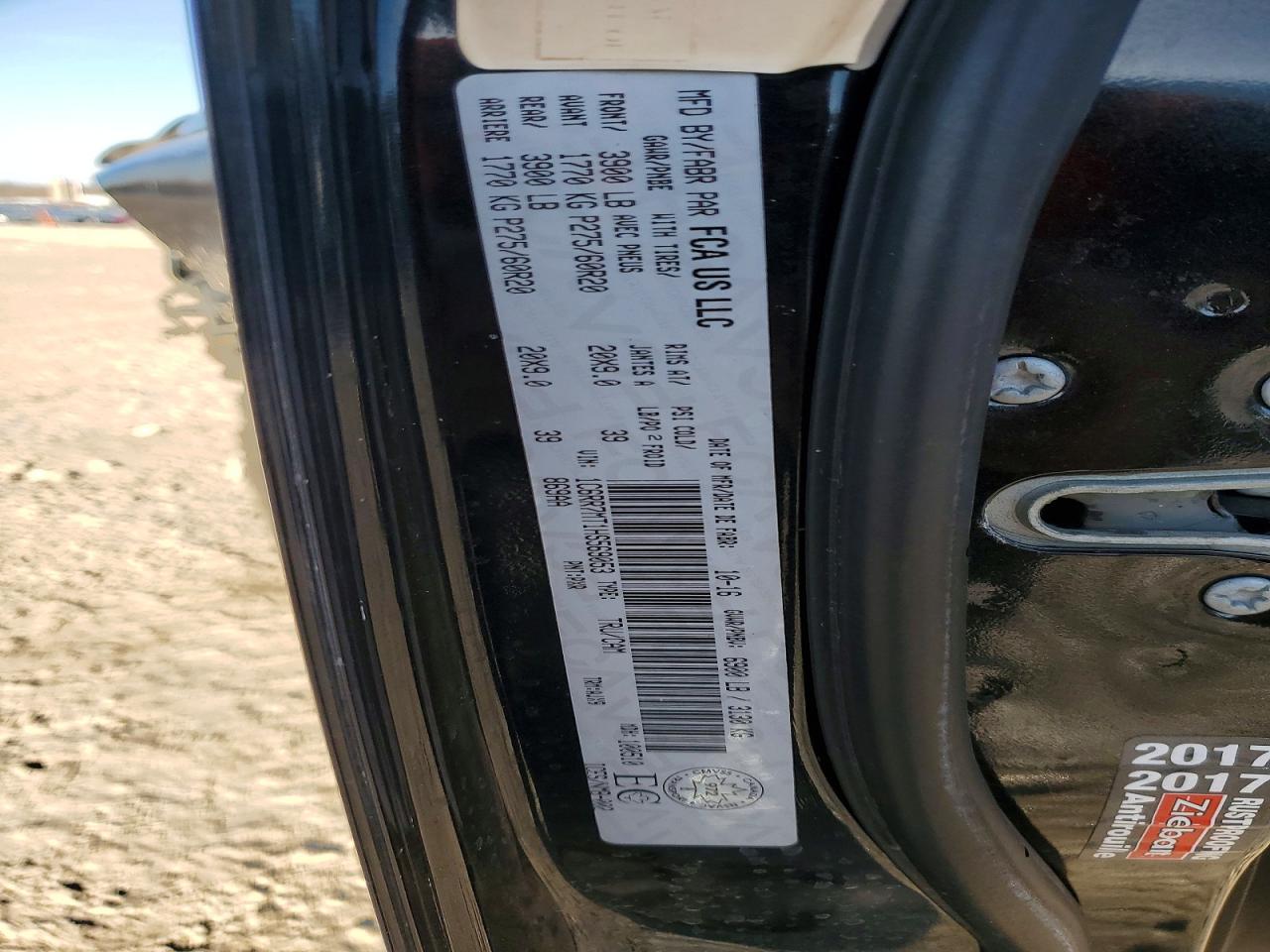 2017 RAM 1500