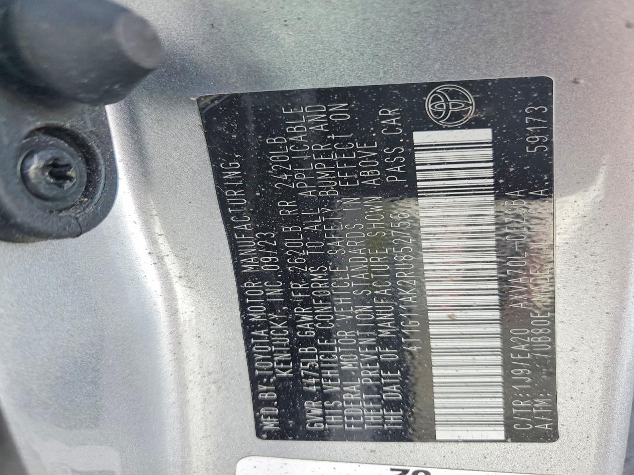 2024 TOYOTA CAMRY