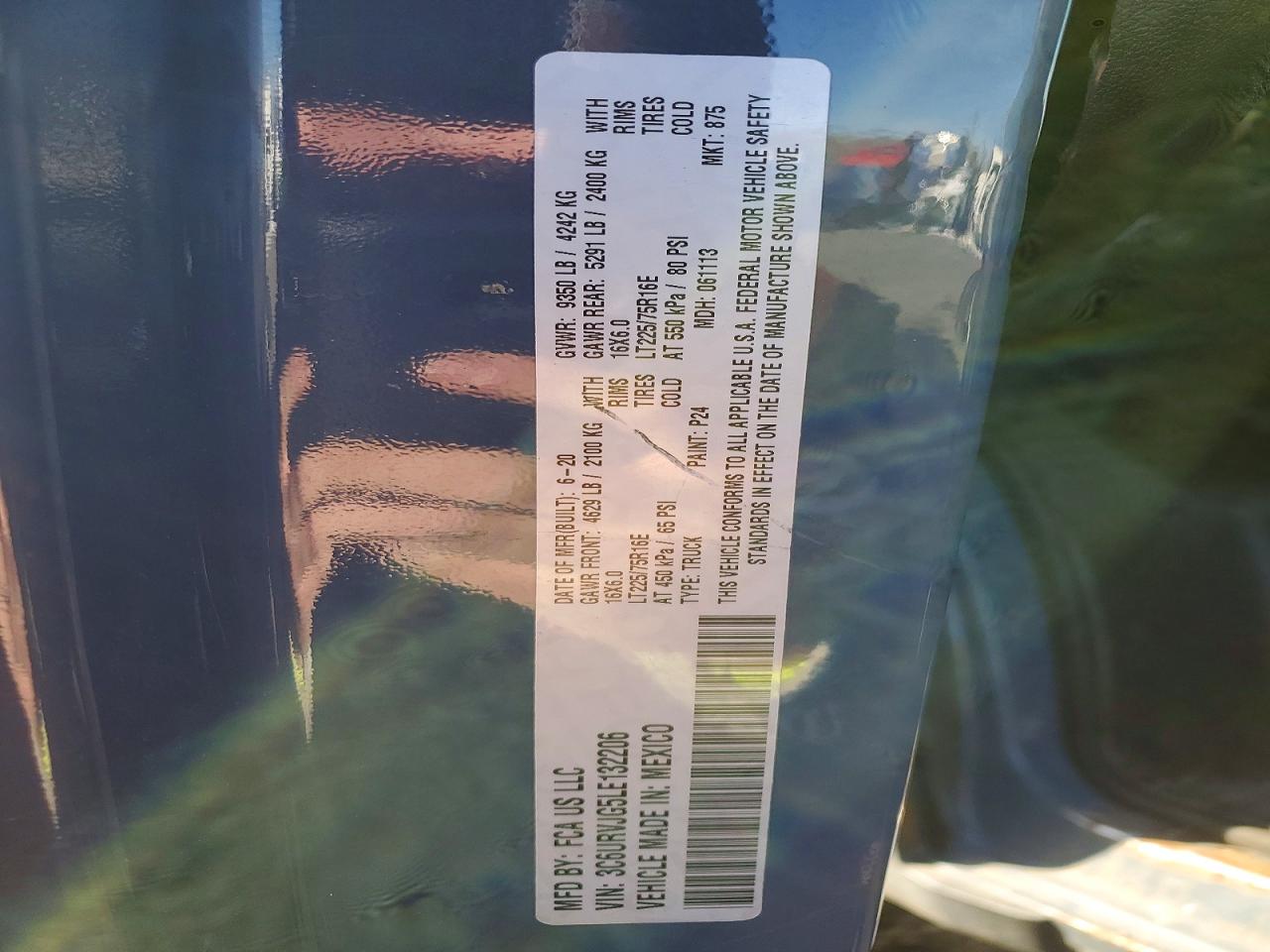 2020 RAM PROMASTER