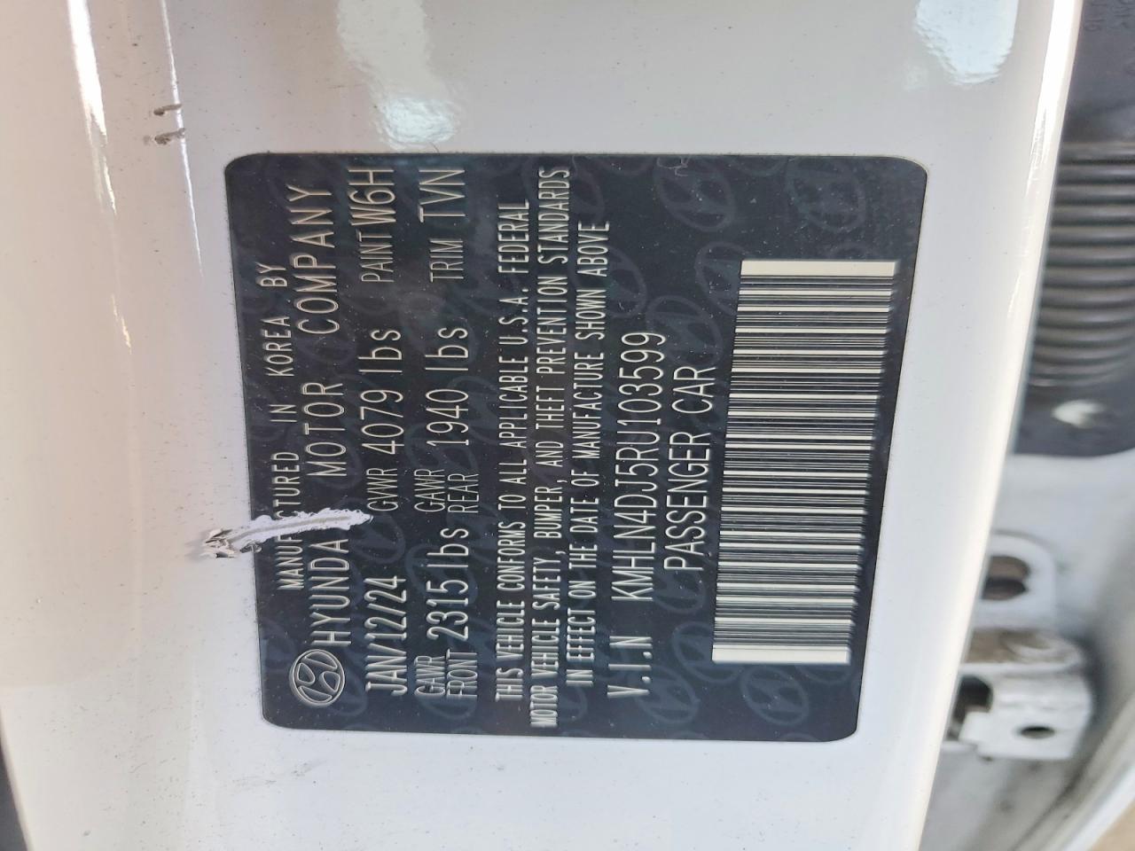 2024 HYUNDAI ELANTRA HYBRID