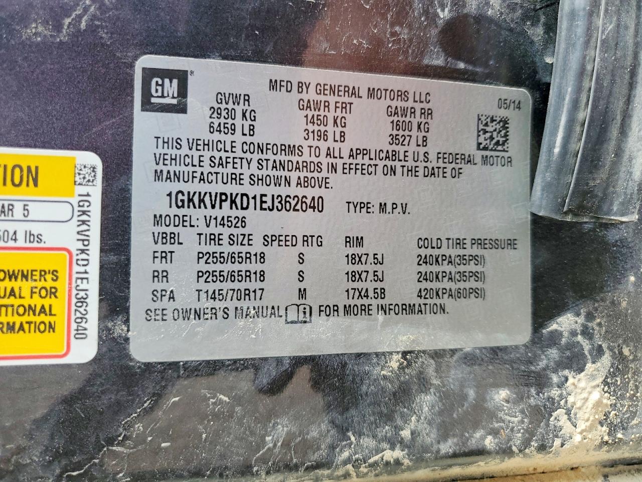 2014 GMC ACADIA