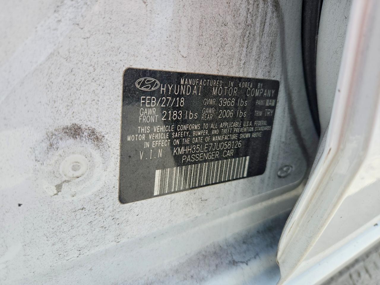 2018 HYUNDAI ELANTRA