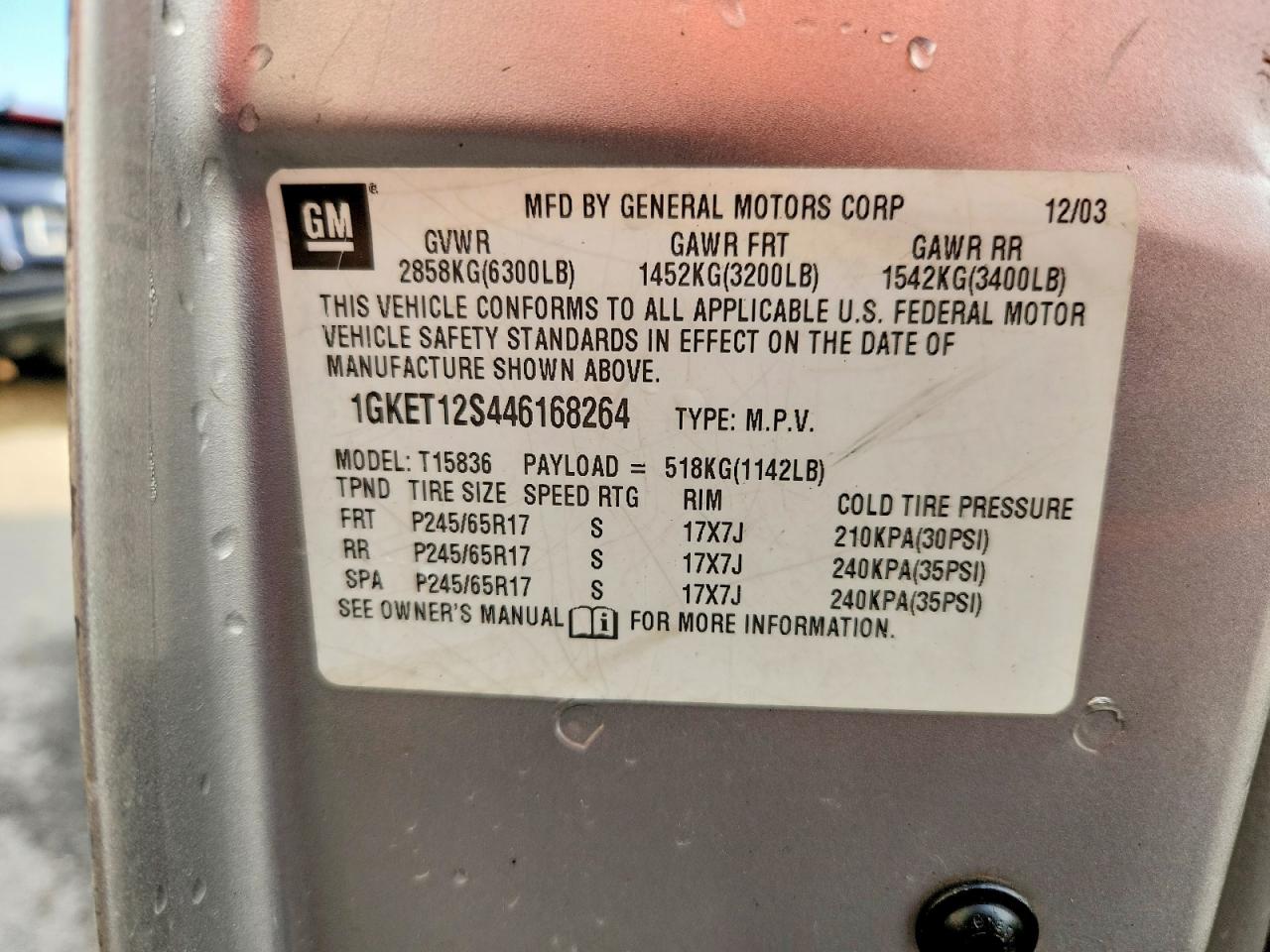 2004 GMC ENVOY