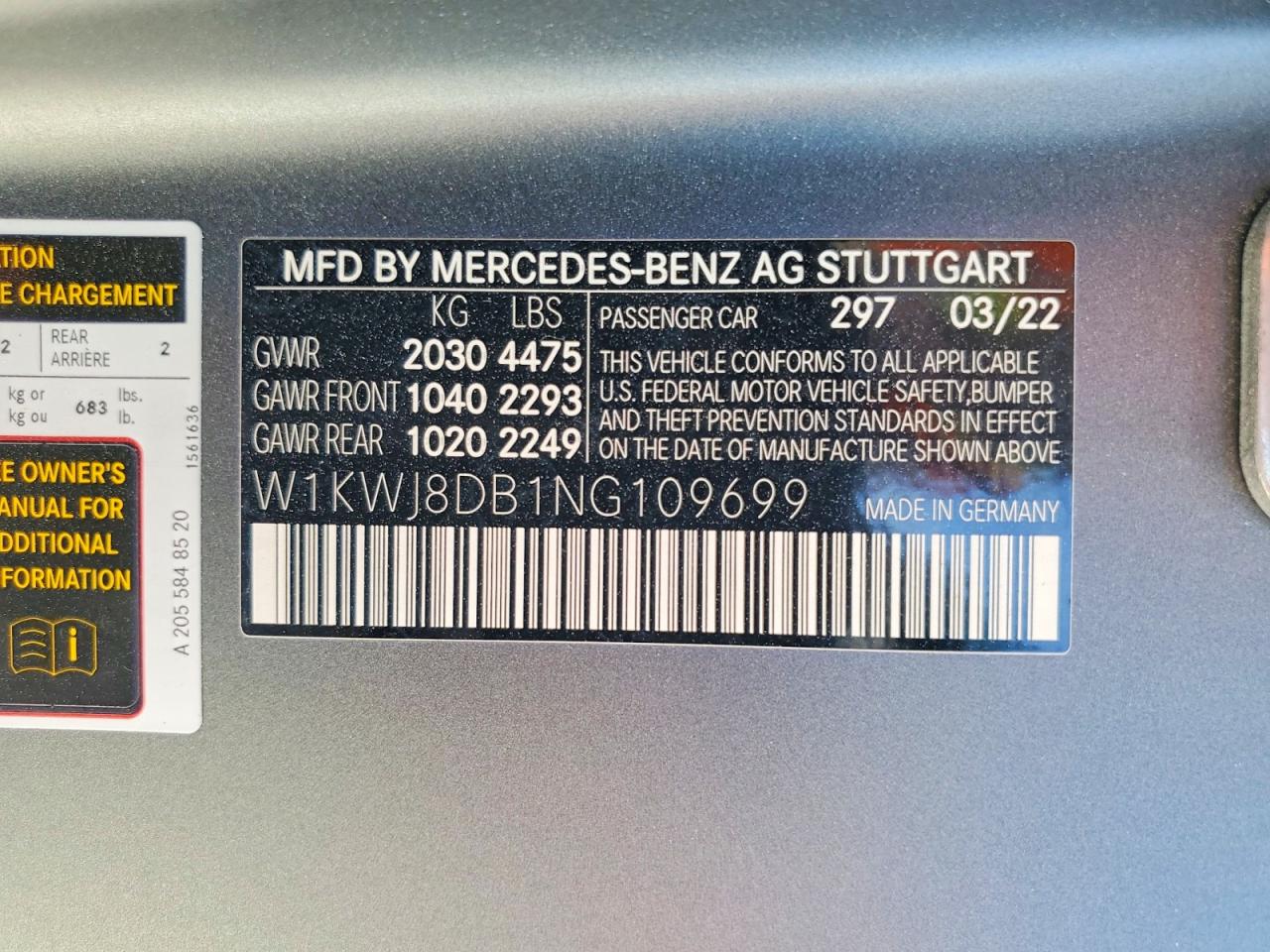 2022 MERCEDES-BENZ C