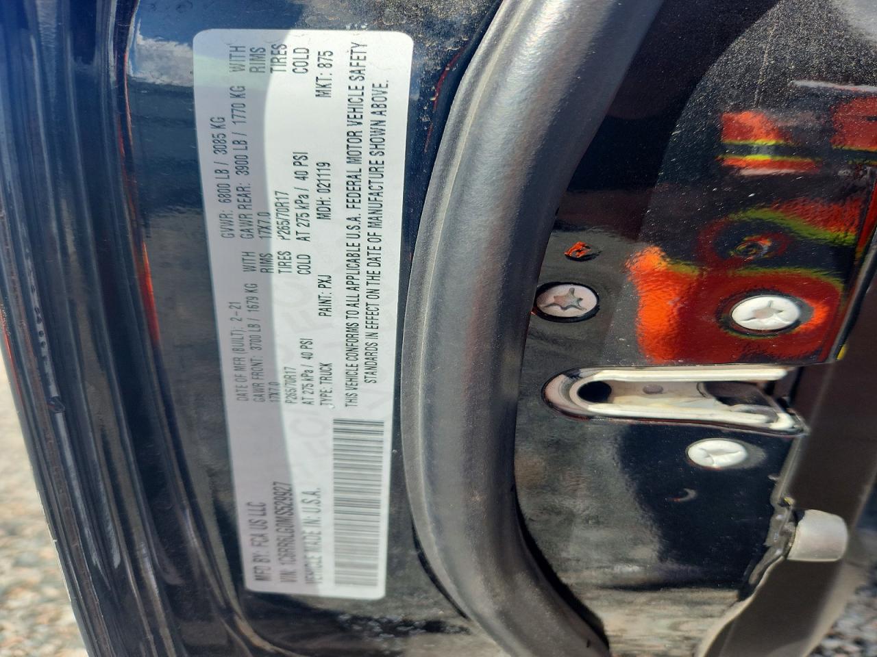 2021 RAM 1500