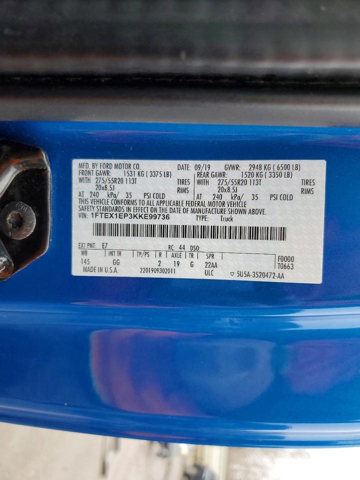 2019 FORD F150