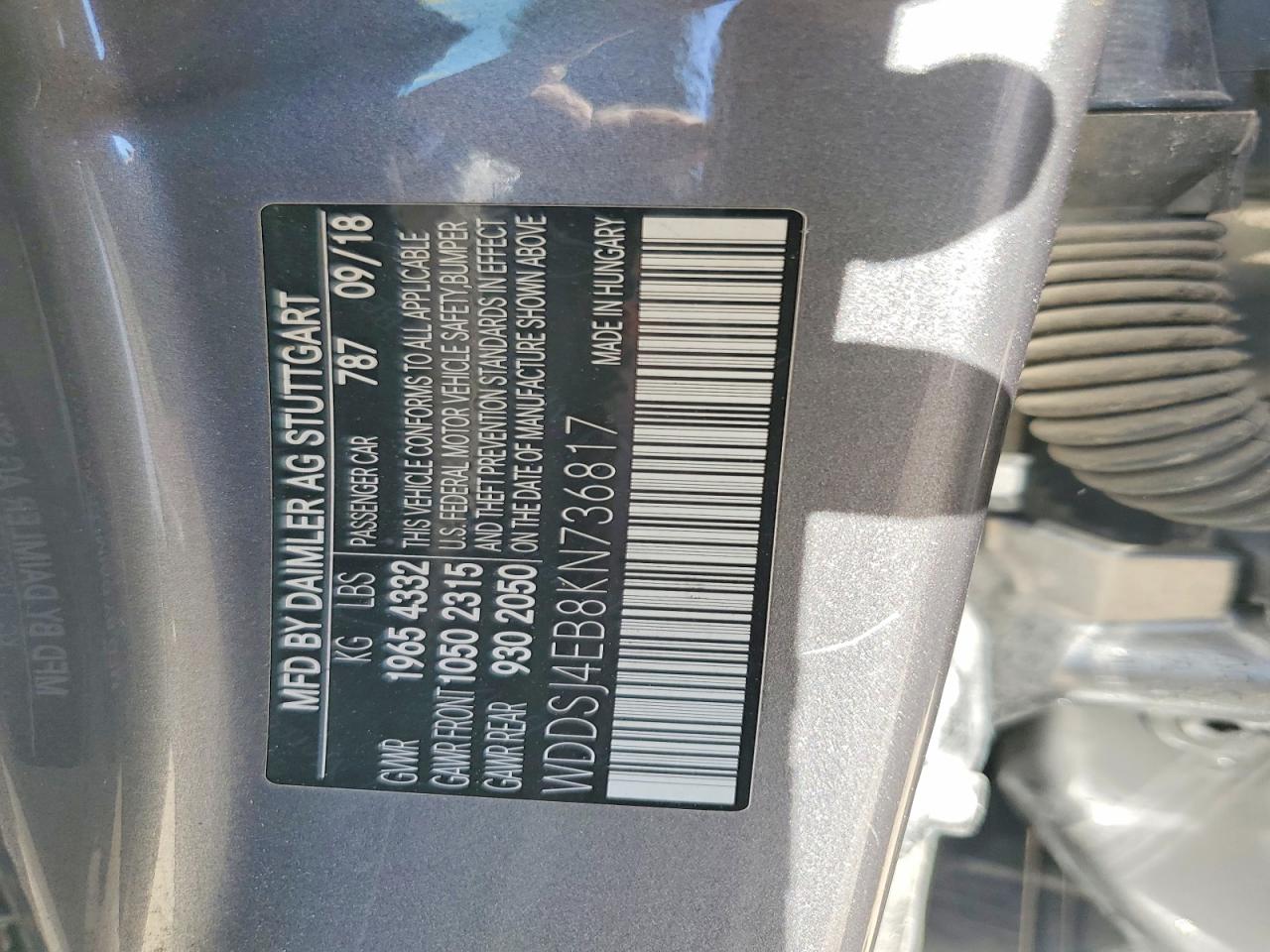 2019 MERCEDES-BENZ CLA-CLASS