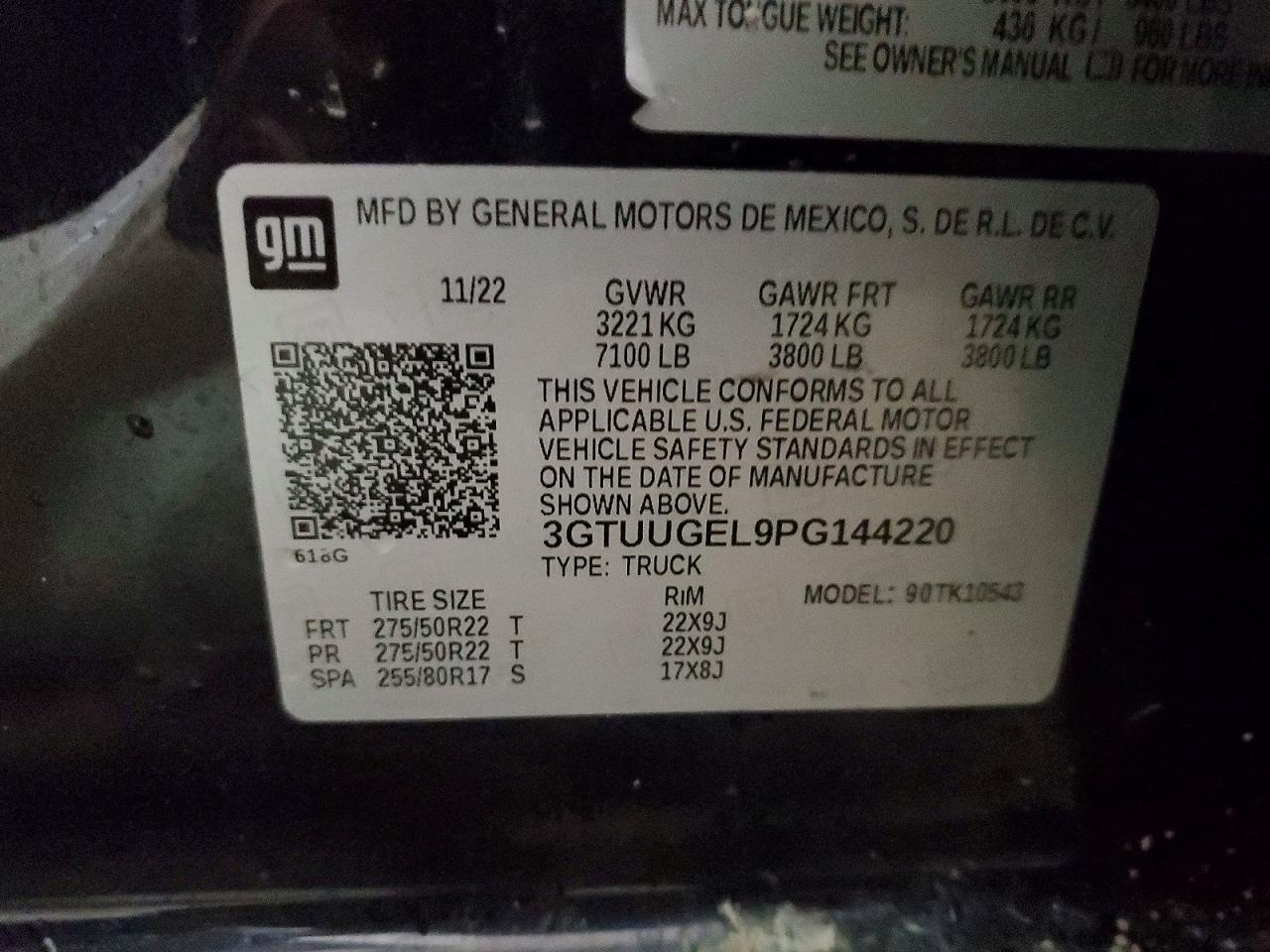 2023 GMC SIERRA