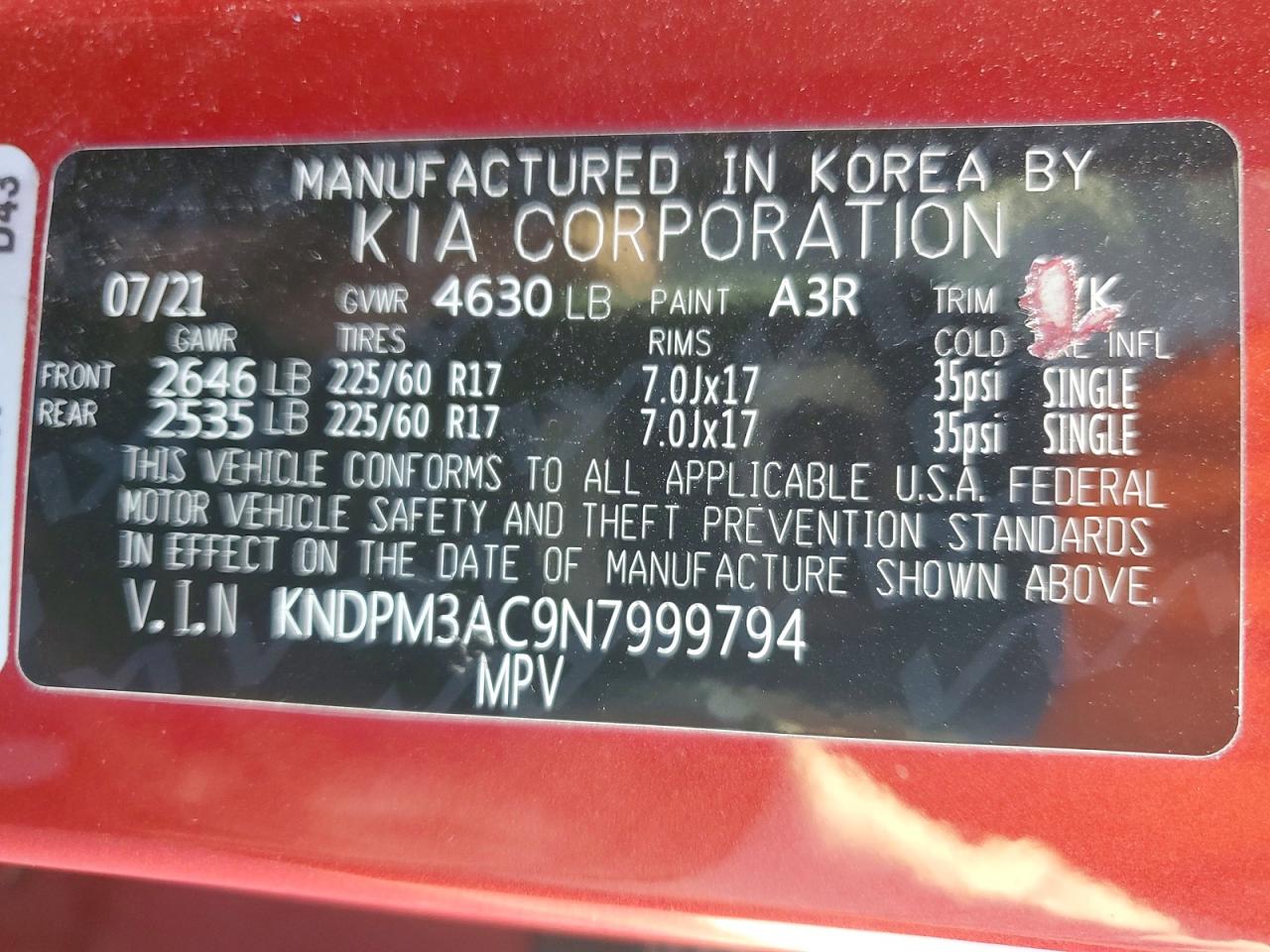 2022 KIA SPORTAGE