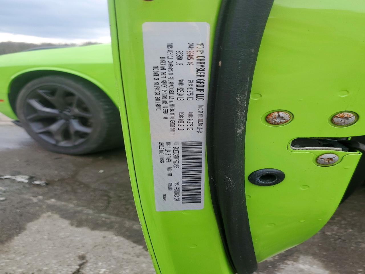 2015 DODGE CHALLENGER