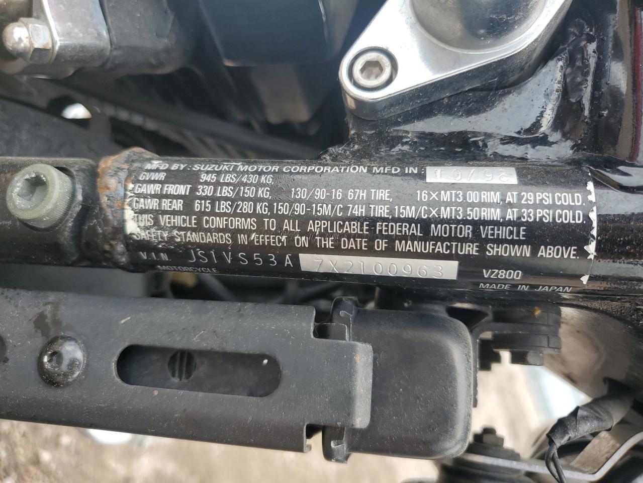 1997 SUZUKI OTHR CYCLE
