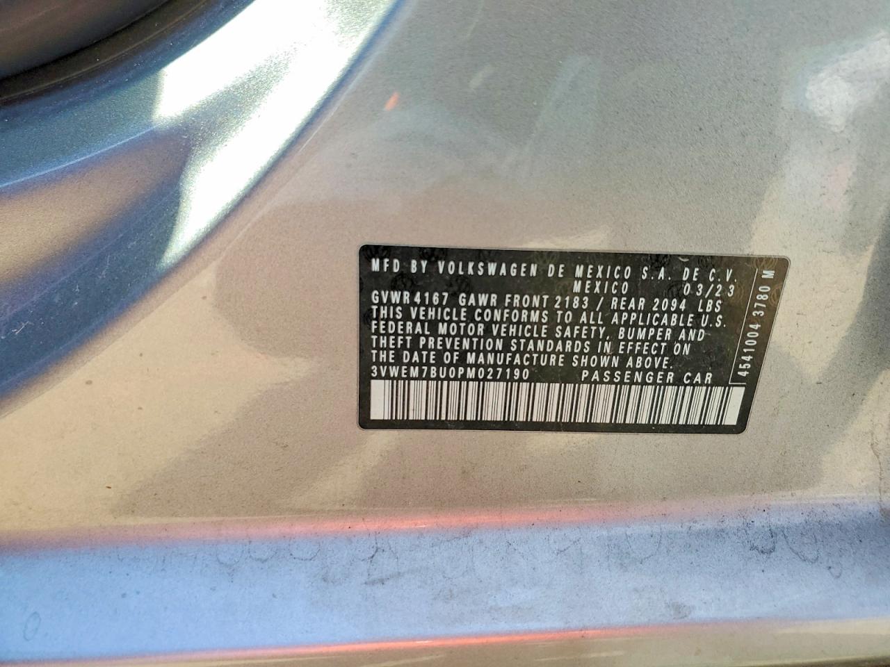 2023 VOLKSWAGEN JETTA