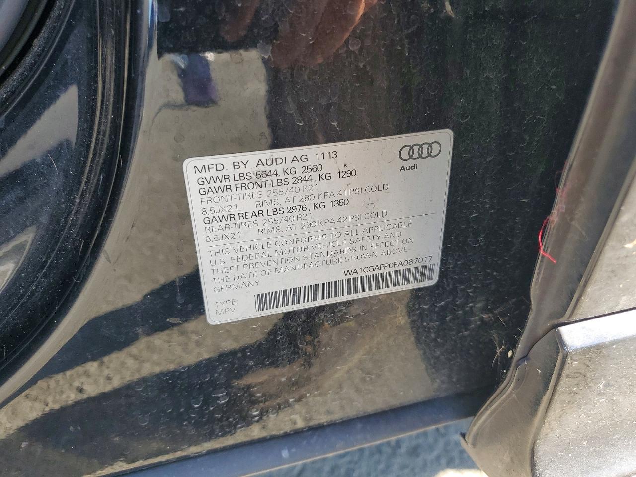 2014 AUDI SQ5