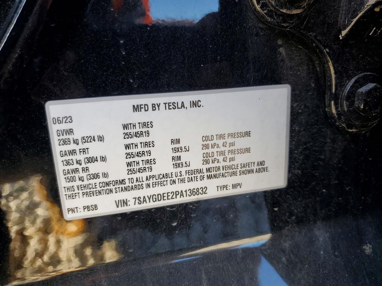 2023 TESLA MODEL Y