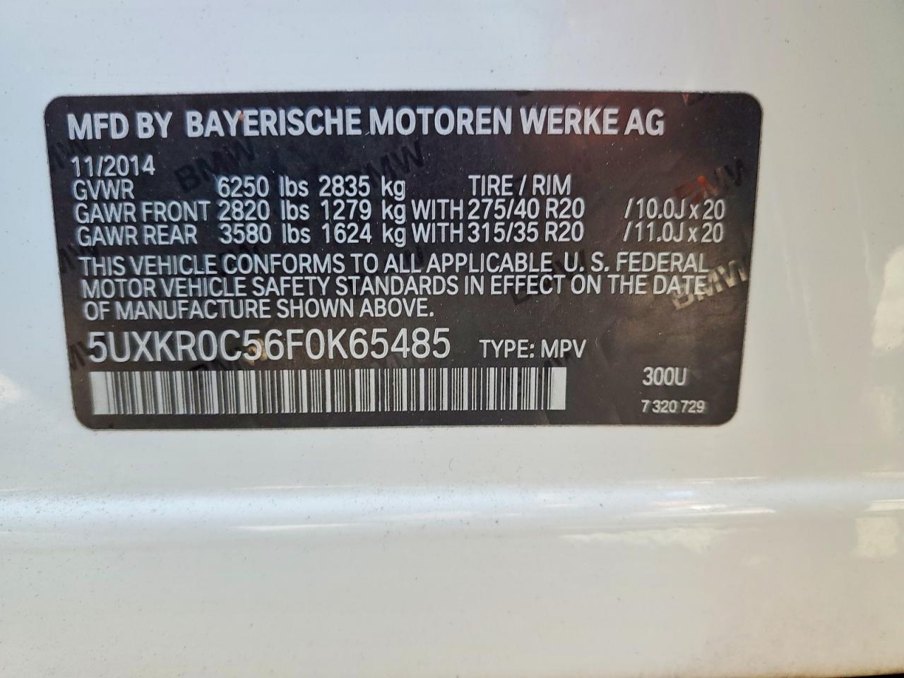 2015 BMW X5