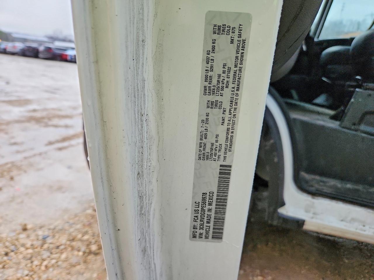 2023 RAM PROMASTER