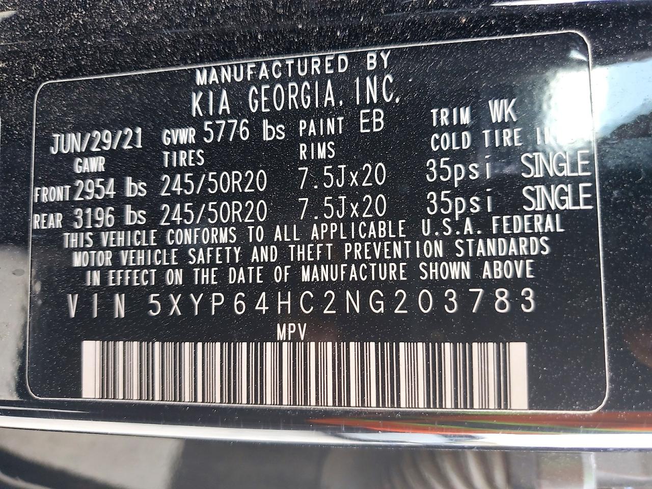 2022 KIA TELLURIDE