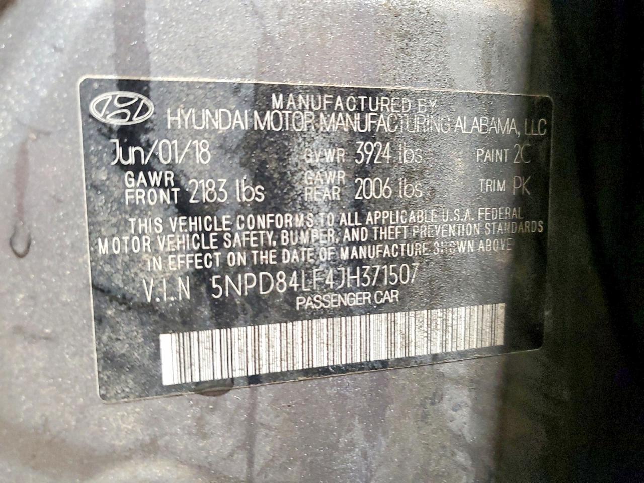 2018 HYUNDAI ELANTRA