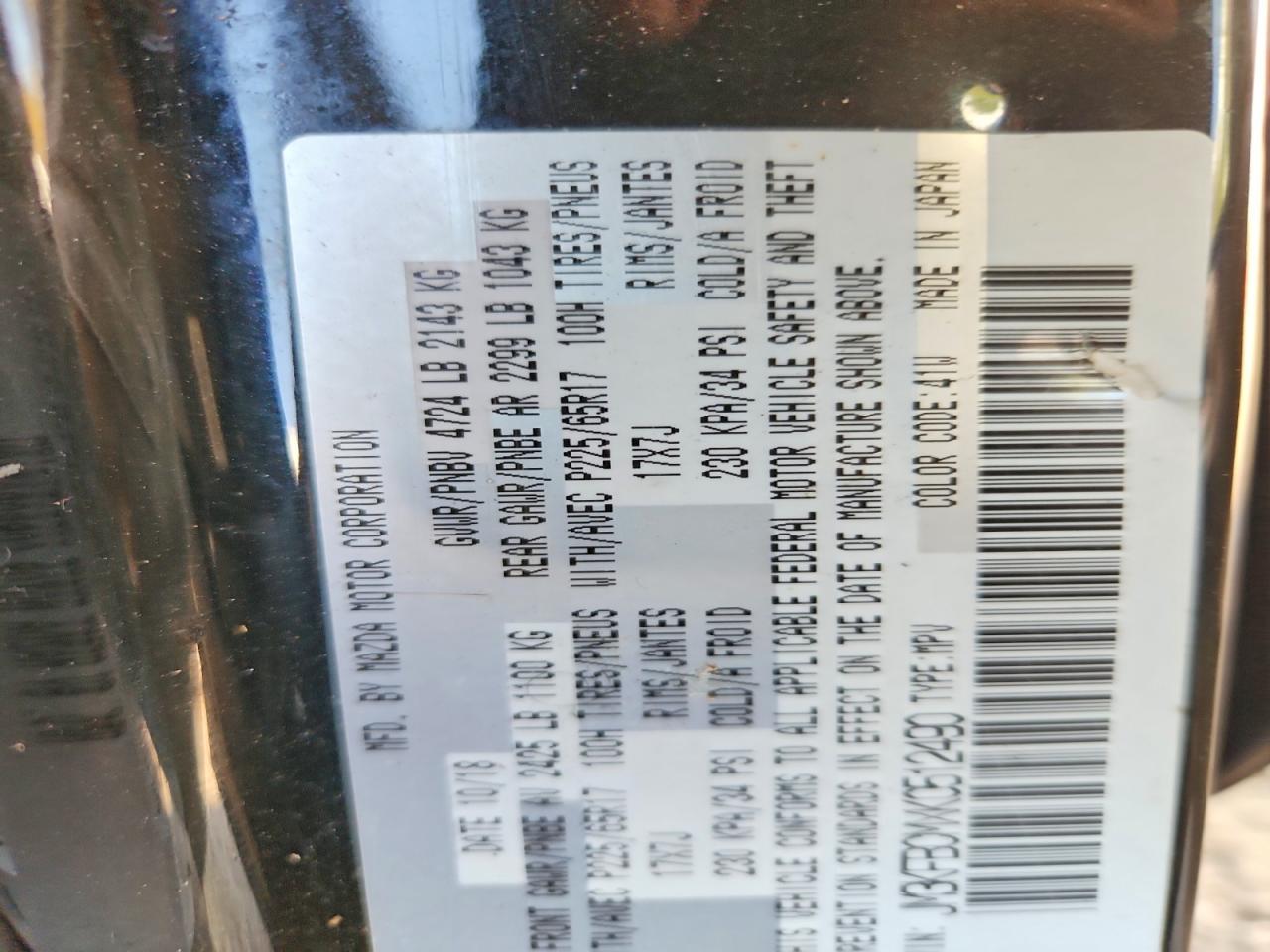 2019 MAZDA CX-5
