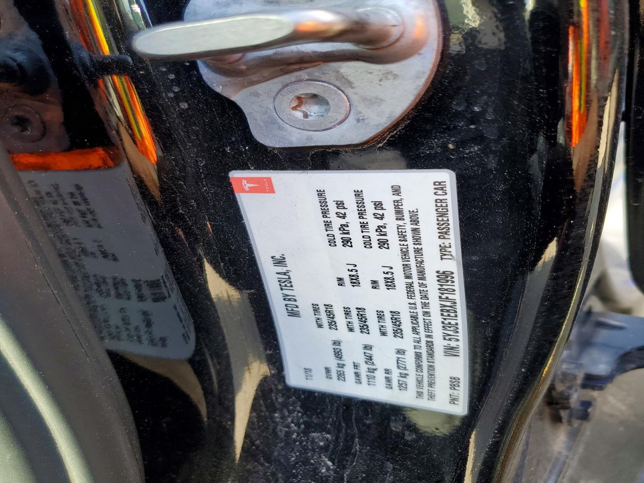 2018 TESLA MODEL 3