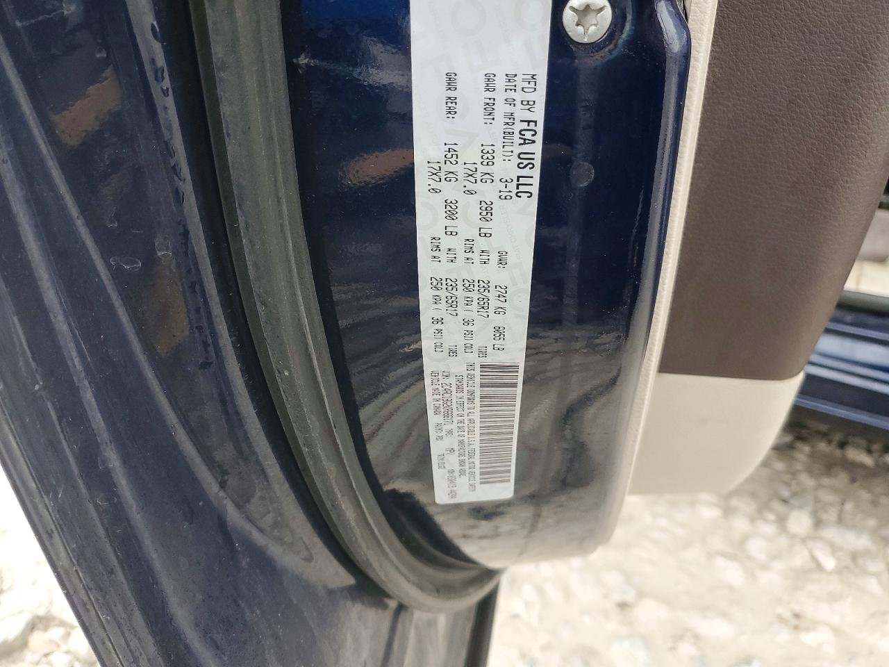 2019 CHRYSLER PACIFICA
