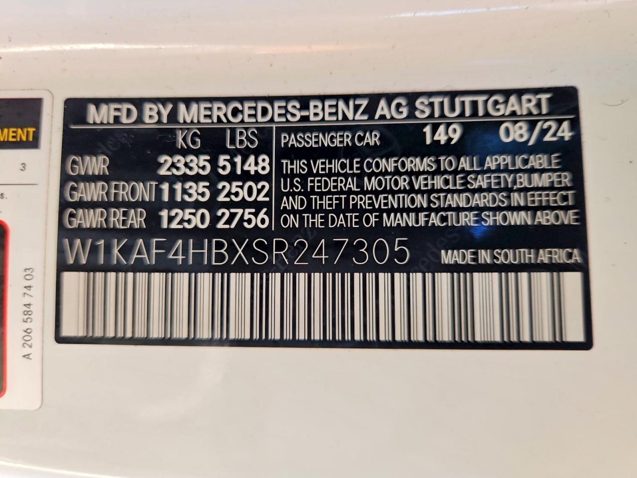 2025 MERCEDES-BENZ C-CLASS