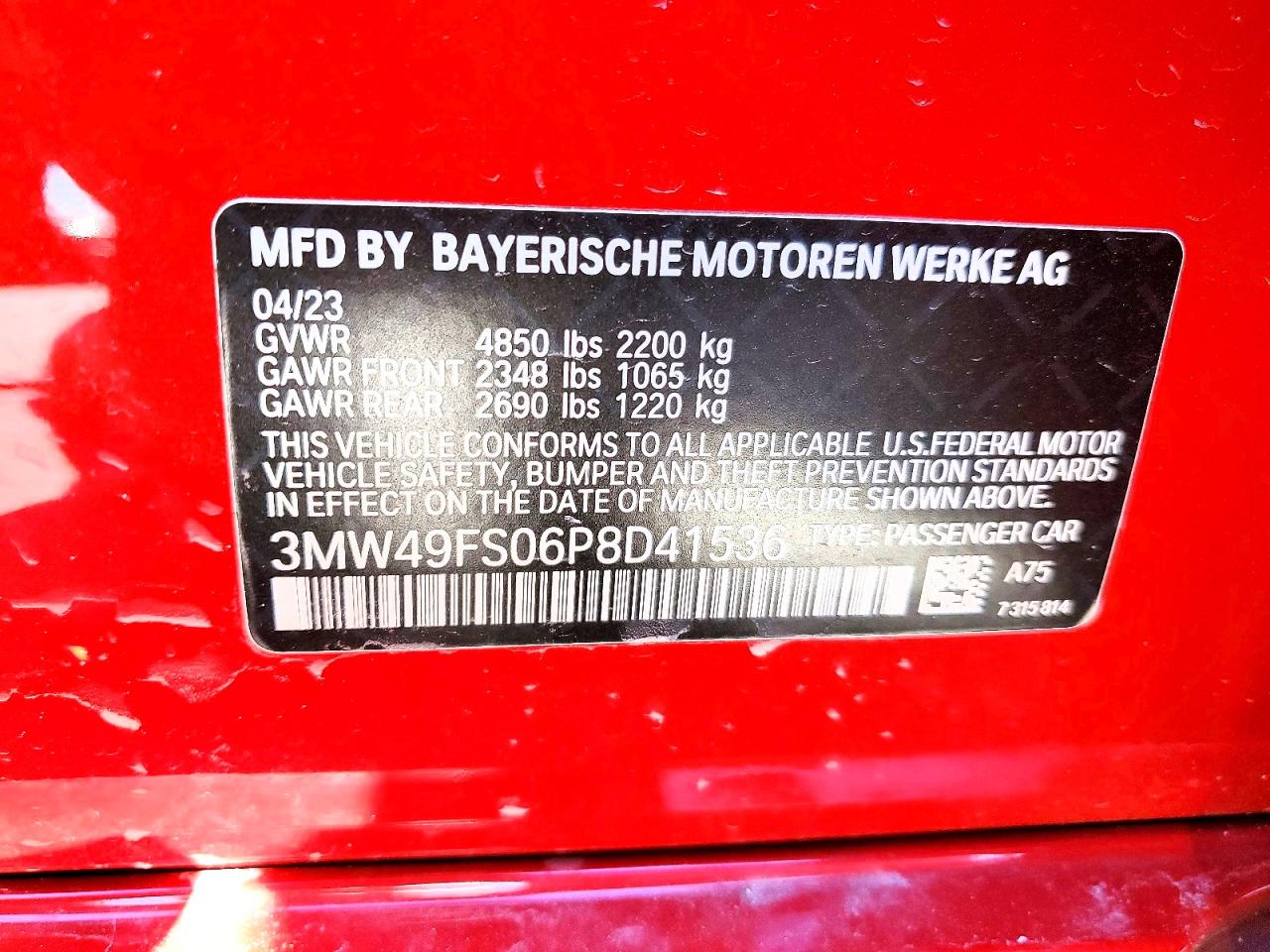 2023 BMW M3