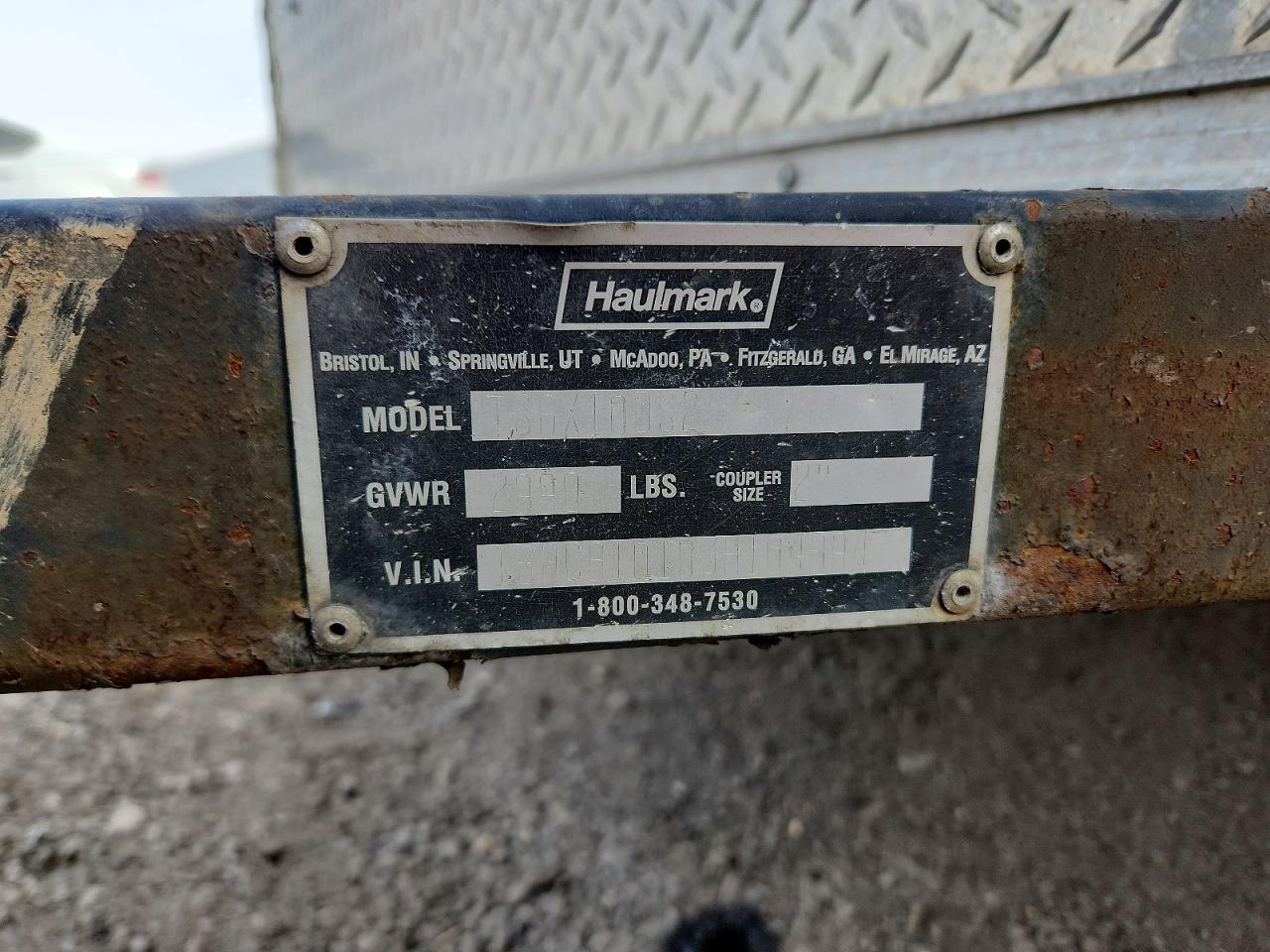 2003 HAUL MARK IND UNKNOWN