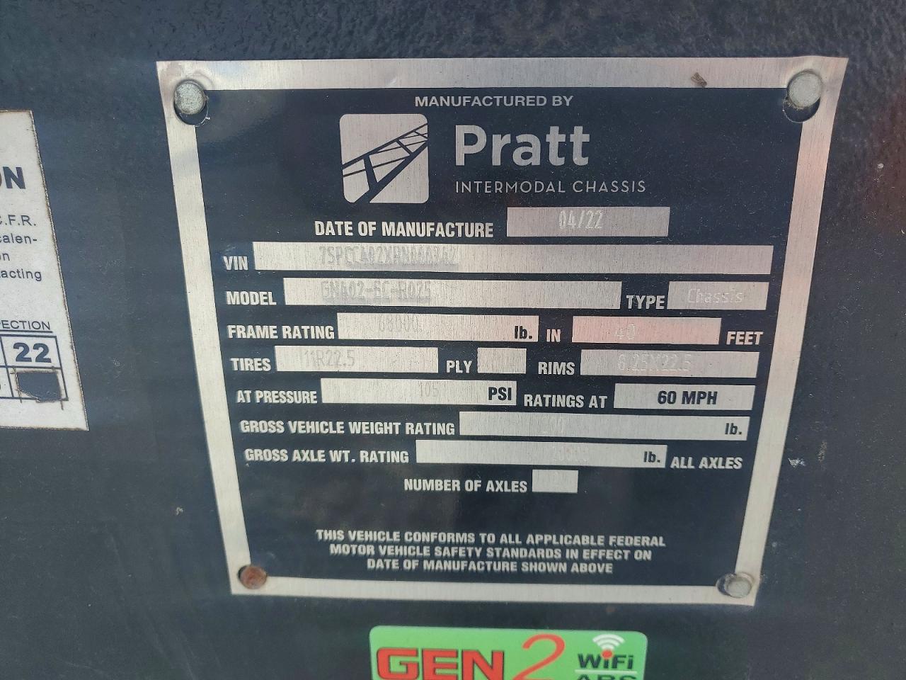 2023 PRATT TRAILER