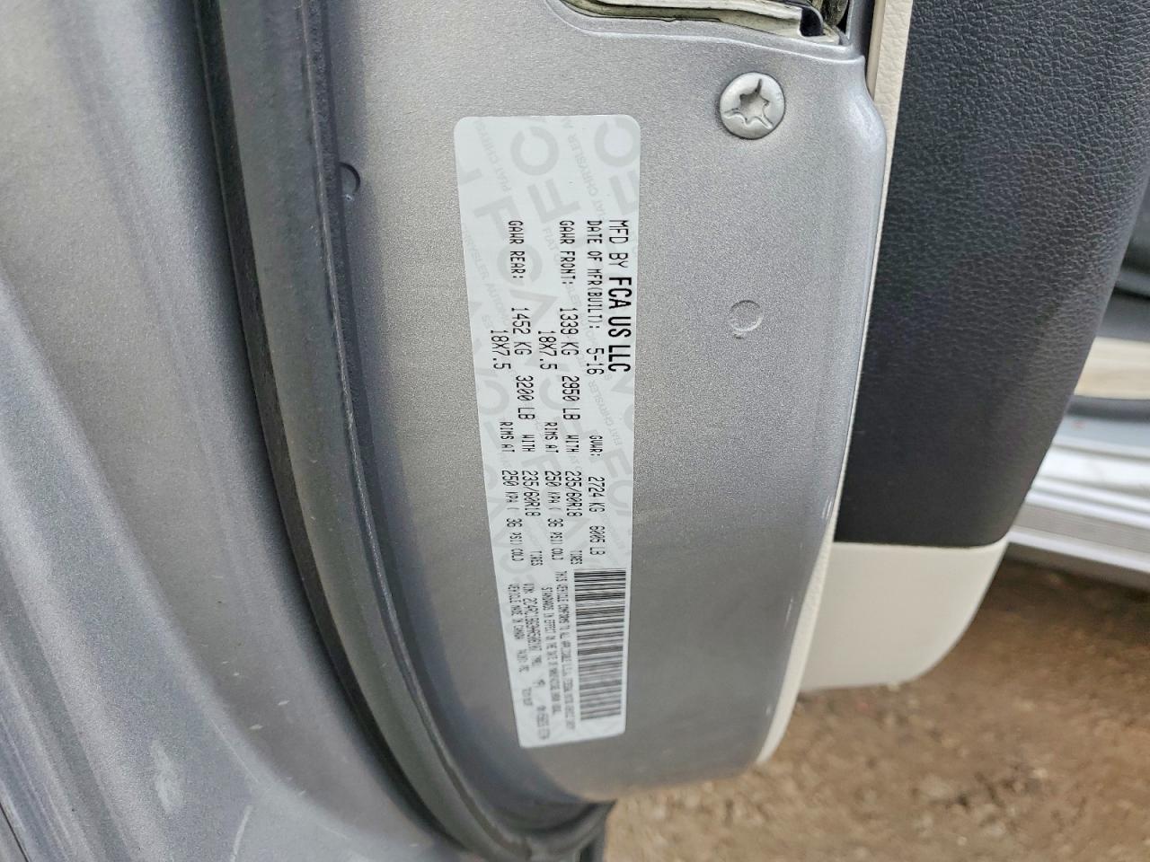 2017 CHRYSLER PACIFICA