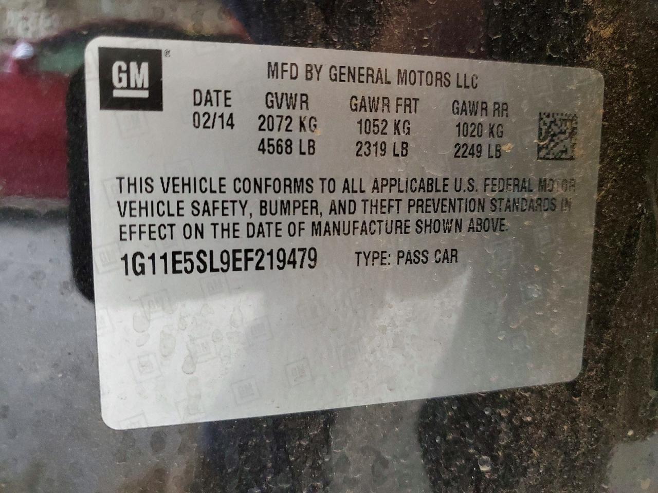 2014 CHEVROLET MALIBU
