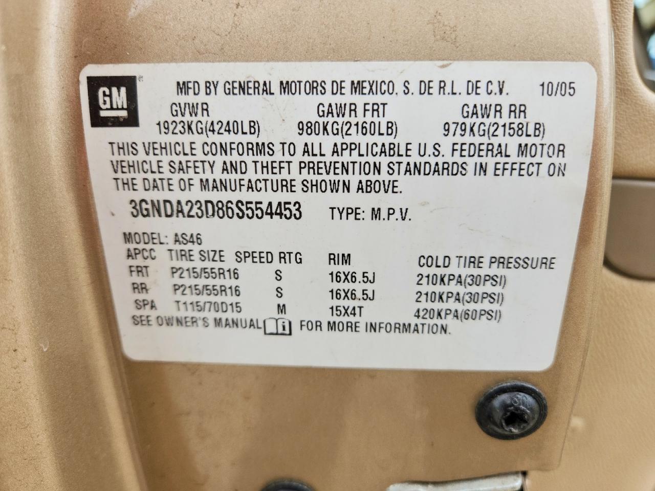 2006 CHEVROLET HHR
