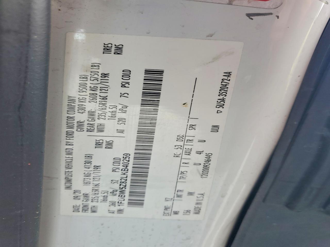 2020 FORD TRANSIT
