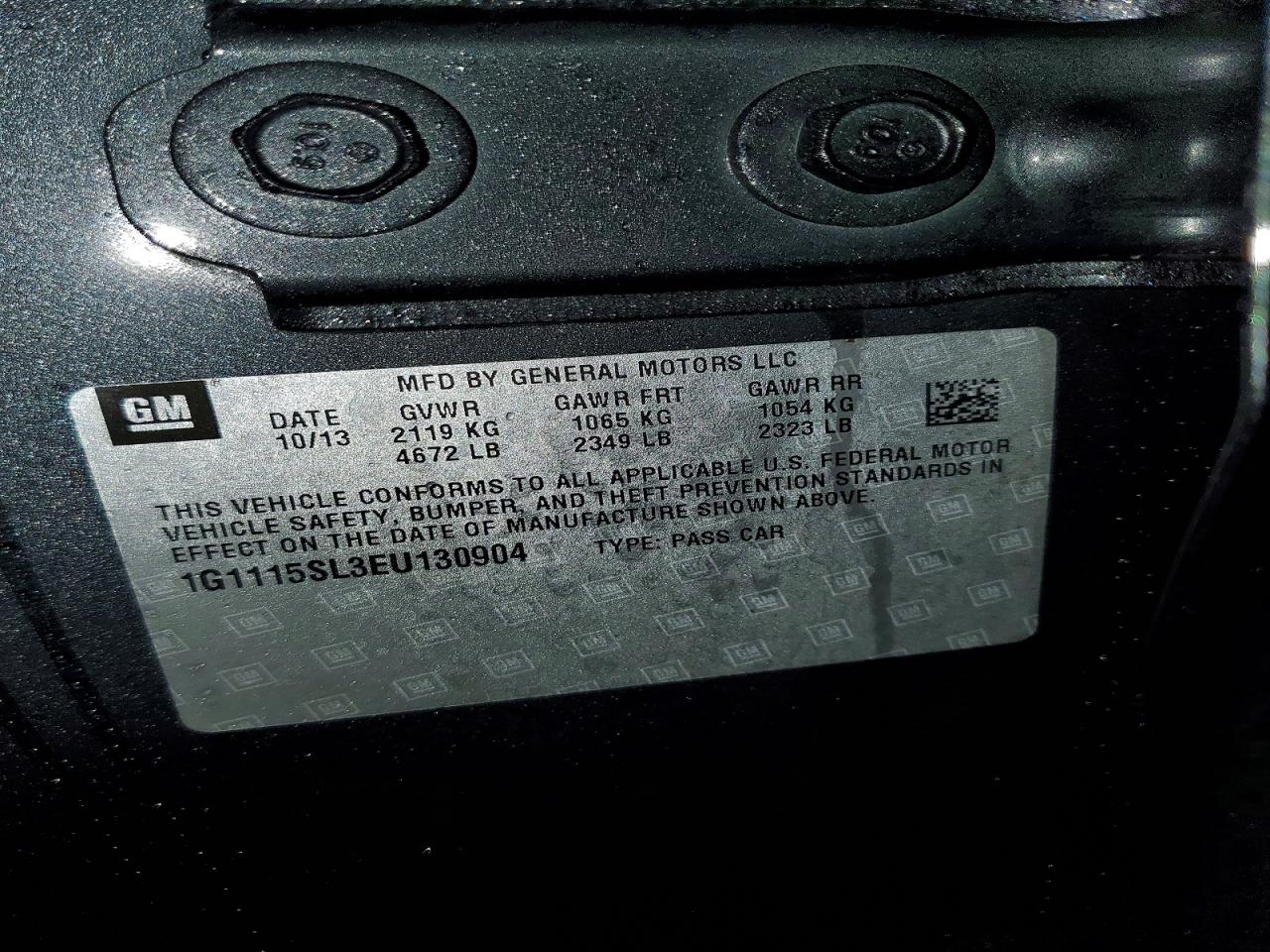 2014 CHEVROLET IMPALA