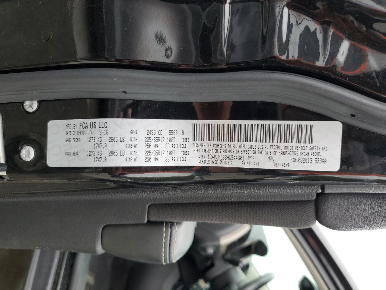 2017 JEEP GRAND CHER