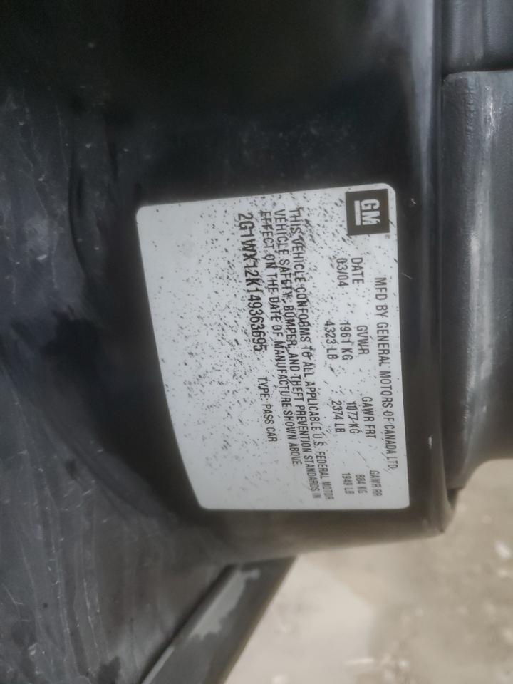 2004 CHEVROLET MONTECARLO