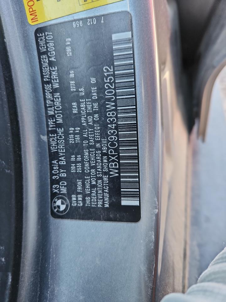 2008 BMW X3