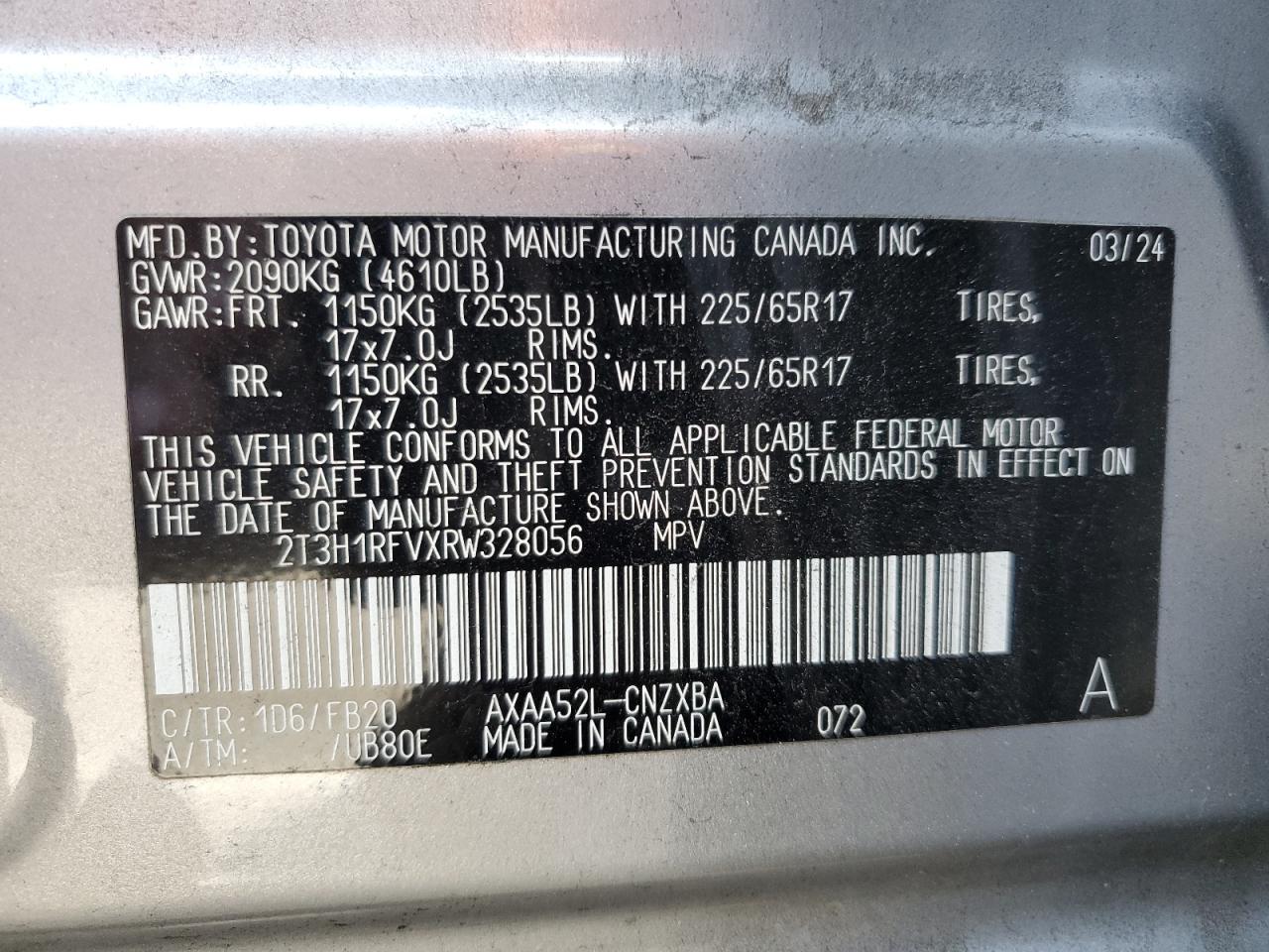 2024 TOYOTA RAV4