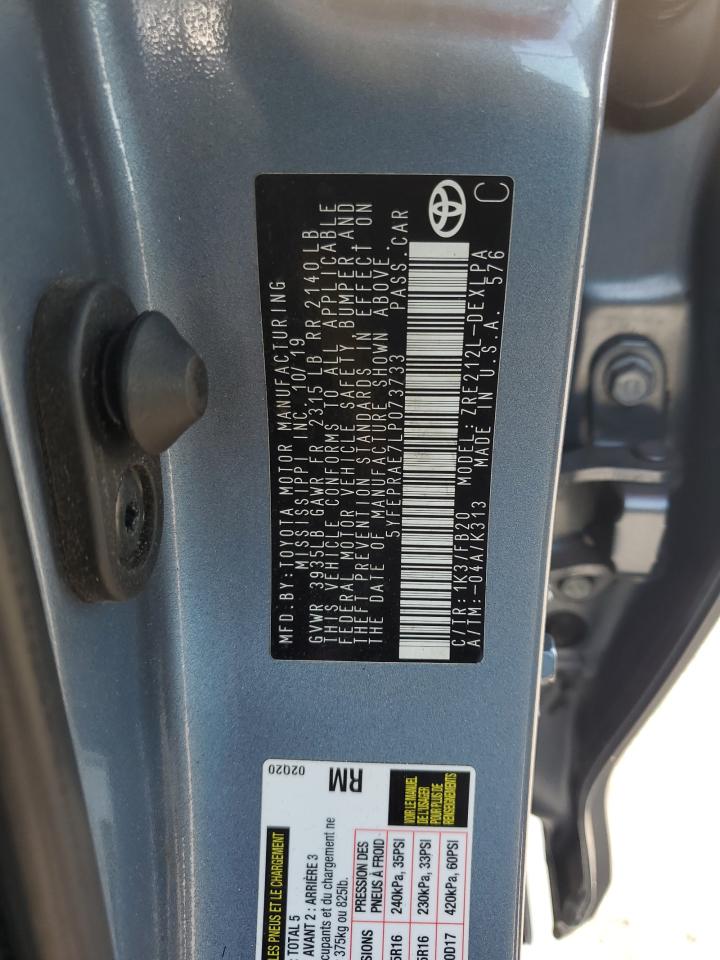 2020 TOYOTA COROLLA
